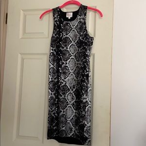 Snake Print Dress